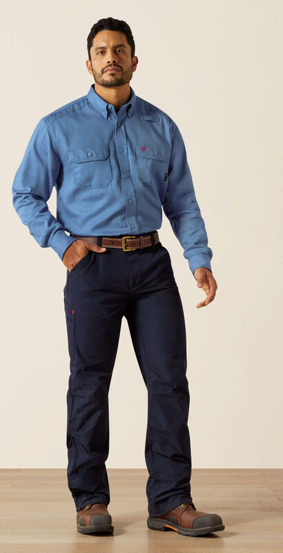 FR Solid Work Shirt Full
